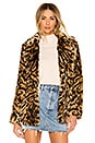 view 1 of 5 Stella Coat in Leopard