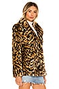 view 3 of 5 Stella Coat in Leopard