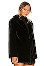 view 3 of 5 Tatiana Faux Fur Coat in Black