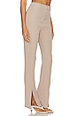 view 2 of 4 Leticia Split Flare Pant in Beige