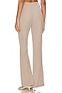 view 3 of 4 Leticia Split Flare Pant in Beige