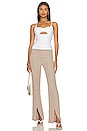 view 4 of 4 Leticia Split Flare Pant in Beige