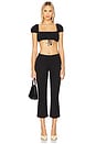 view 5 of 6 Claudia Capri Pant in Black