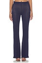 view 1 of 6 Lucassia Textured Knit Pant in Navy