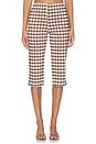 view 1 of 6 LAKE 바지 in Brown Gingham