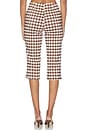 view 4 of 6 LAKE 바지 in Brown Gingham