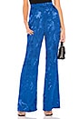 view 1 of 4 PANTALON TAILLE HAUTE DEANA in Cobalt Blue