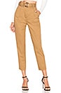 view 1 of 4 PANTALON TAILLE HAUTE CHARLES in Camel