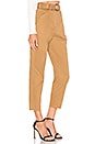 view 2 of 4 PANTALON TAILLE HAUTE CHARLES in Camel