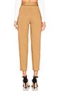 view 3 of 4 PANTALON TAILLE HAUTE CHARLES in Camel