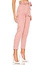 view 2 of 4 Tristan Crop Pant in Mauve & White