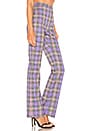 view 2 of 4 SERRANO フレアパンツ in Purple Plaid