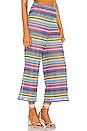 view 2 of 4 PANTALON TAILLE HAUTE REBECCA in Rainbow