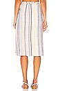 view 3 of 4 Lydia Midi Skirt in Stripe Multi