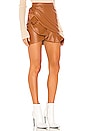 view 2 of 4 Poseidon Mini Skirt in Brown Spice