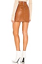 view 3 of 4 Poseidon Mini Skirt in Brown Spice