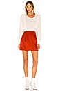 view 4 of 4 JUDY 미니 스커트 in Red Orange
