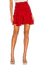 view 1 of 5 Arabella Mini Skirt in Red