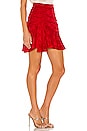 view 2 of 5 Arabella Mini Skirt in Red
