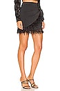 view 2 of 4 Feather Mini Skirt in Black
