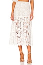 view 1 of 4 Neveya Midi Skirt in White