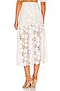 view 3 of 4 Neveya Midi Skirt in White