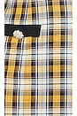 view 5 of 5 Gemma Skirt in Blue & Yellow Plaid