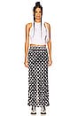 view 4 of 5 Cirie Embellished Maxi Skirt in Black And White