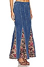 view 2 of 4 Luda Maxi Skirt in Washed Blue