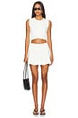 view 5 of 6 Pippa Mini Skirt in Ivory