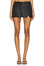 view 1 of 6 Robin Micro Mini Skirt in Black