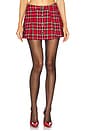 view 1 of 6 Shane Mini Skirt in Red Plaid