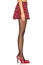 view 3 of 6 Shane Mini Skirt in Red Plaid