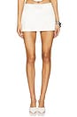 view 1 of 6 Arabella Micro Mini Skirt in Ivory