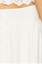 view 6 of 6 Bernadetta Mini Skirt in Ivory