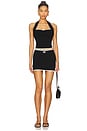 view 5 of 6 Moriah Mini Skirt in black