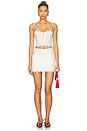 view 5 of 6 Anita Mini Skirt in Ivory