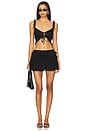 view 5 of 6 Ashlen Mini Skirt in Black