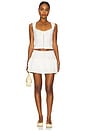 view 5 of 6 Maura Mini Skirt in White
