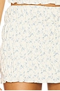 view 6 of 6 Addie Mini Skirt in Blue Floral