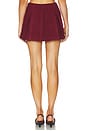 view 4 of 6 Sandy Mini Skirt in Burgundy