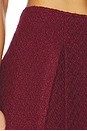 view 6 of 6 Sandy Mini Skirt in Burgundy