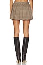 view 4 of 6 Lara Mini Skirt in Brown Multi Plaid