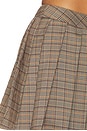 view 6 of 6 Lara Mini Skirt in Brown Multi Plaid