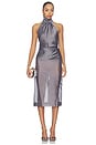 view 5 of 6 Tilda Midi Skirt in Graphite