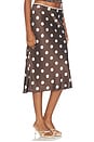 view 2 of 6 FALDA MABEL  in Brown & Cream Polka Dot