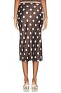 view 5 of 6 FALDA MABEL  in Brown & Cream Polka Dot