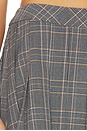 view 7 of 6 Lara Mini Skirt in Grey Multi Plaid