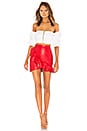 view 4 of 4 Poseidon Skirt in Red