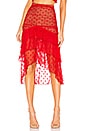 view 1 of 5 Heidi Skirt in Red